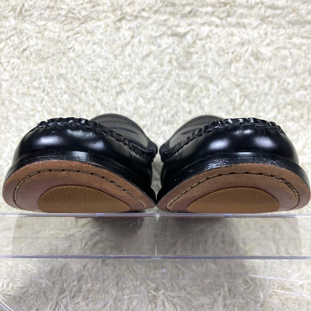 『未使用級』G.H.BASS ローファー 革靴 ブラック レザー 24.5