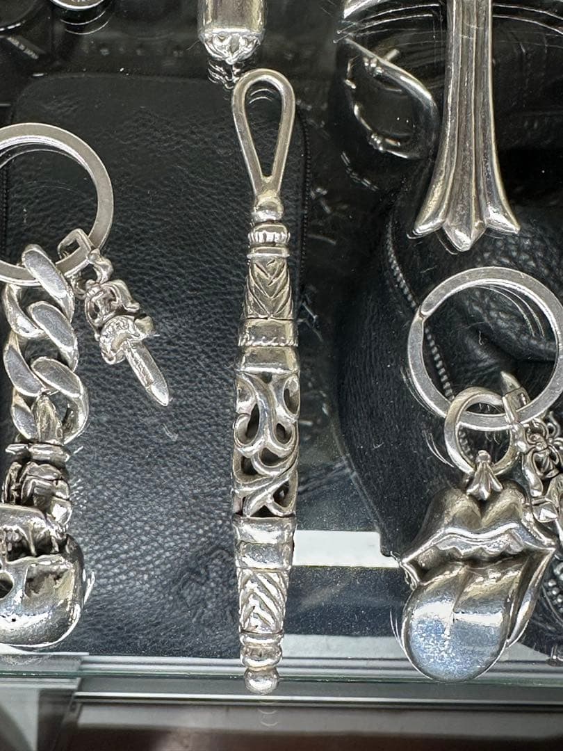 CHROME HEARTSクロムハーツSMALL スモールローラー クロムハーツ（Chrome Hearts）キーリング スモール ローラー ウィズ