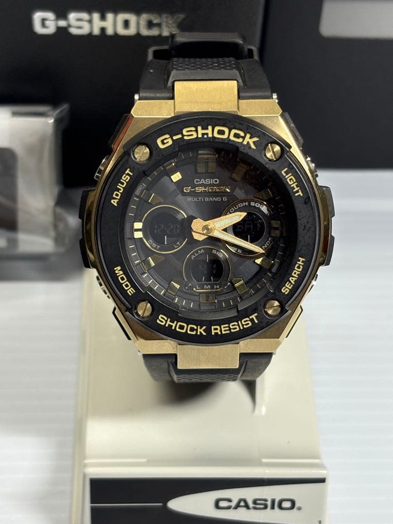美品・取説・箱付❗️CASIO・G-SHOCK・GSTーW300G・電波ソーラー GST-W300G-1A9JF | CASIO