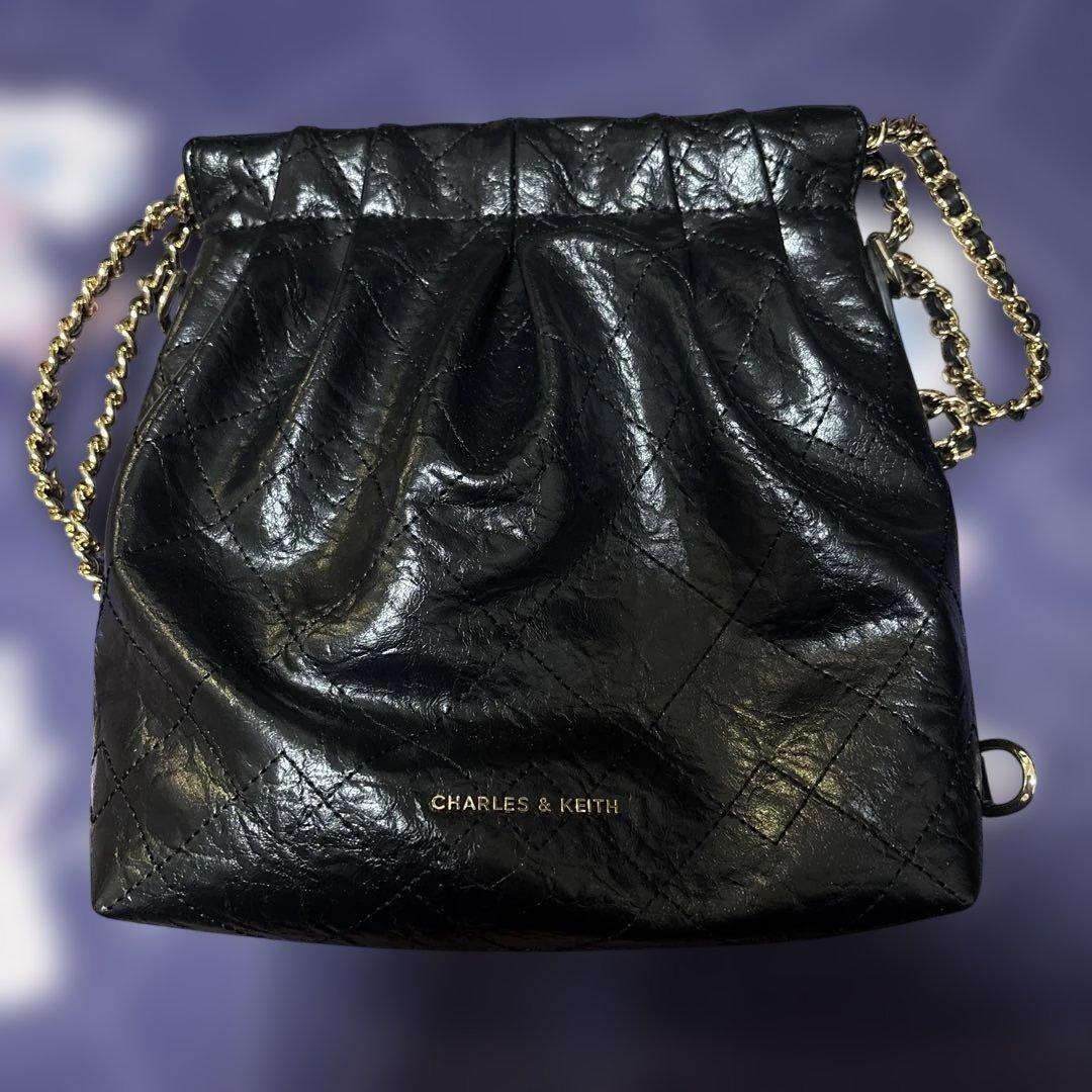 Charles & Keith ドゥオ チェーンハンドルツーウェイバックパック CHARLES & KEITH Duo ドゥオ チェーンハンドルツーウェイバックパック