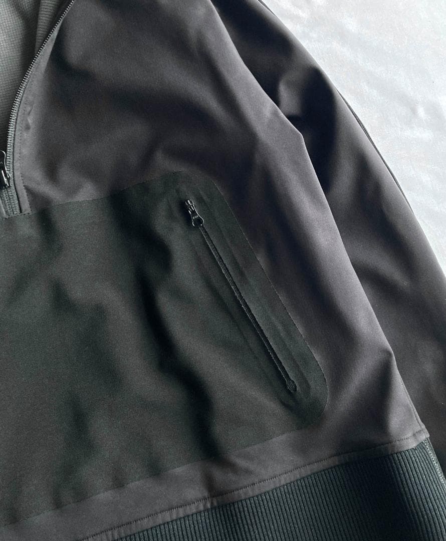 コムデギャルソン シャツ 黒 フード付きブルゾン コムデギャルソン