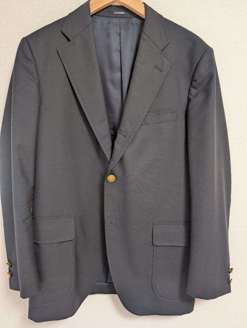 J.PRESS PEPPIN MERINO 金ボタン 紺ブレザー