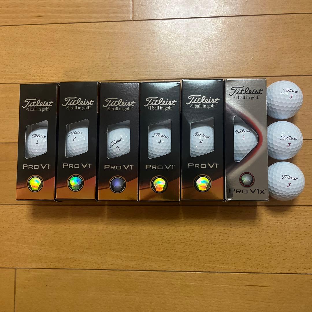 Titleist Pro V1 他ゴルフボール 21個入り PRO V1X LEFT DASH ボール(ボール（新品）)|PRO V1(タイトリスト