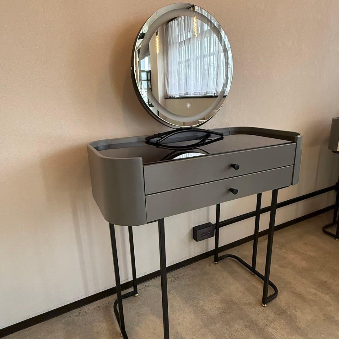 Mさん専用強化ガラス/オシャレドレッサー/LEDミラーは別売り　美容室にも最適 楽天市場】マラソン限定クーポン実施中 ドレッサー おしゃれ オフィス