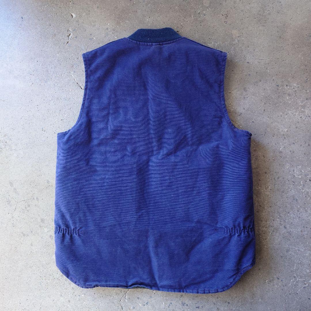 専用carhartt カーハート アクティブ ベスト ネイビー 企業ロゴ L相当