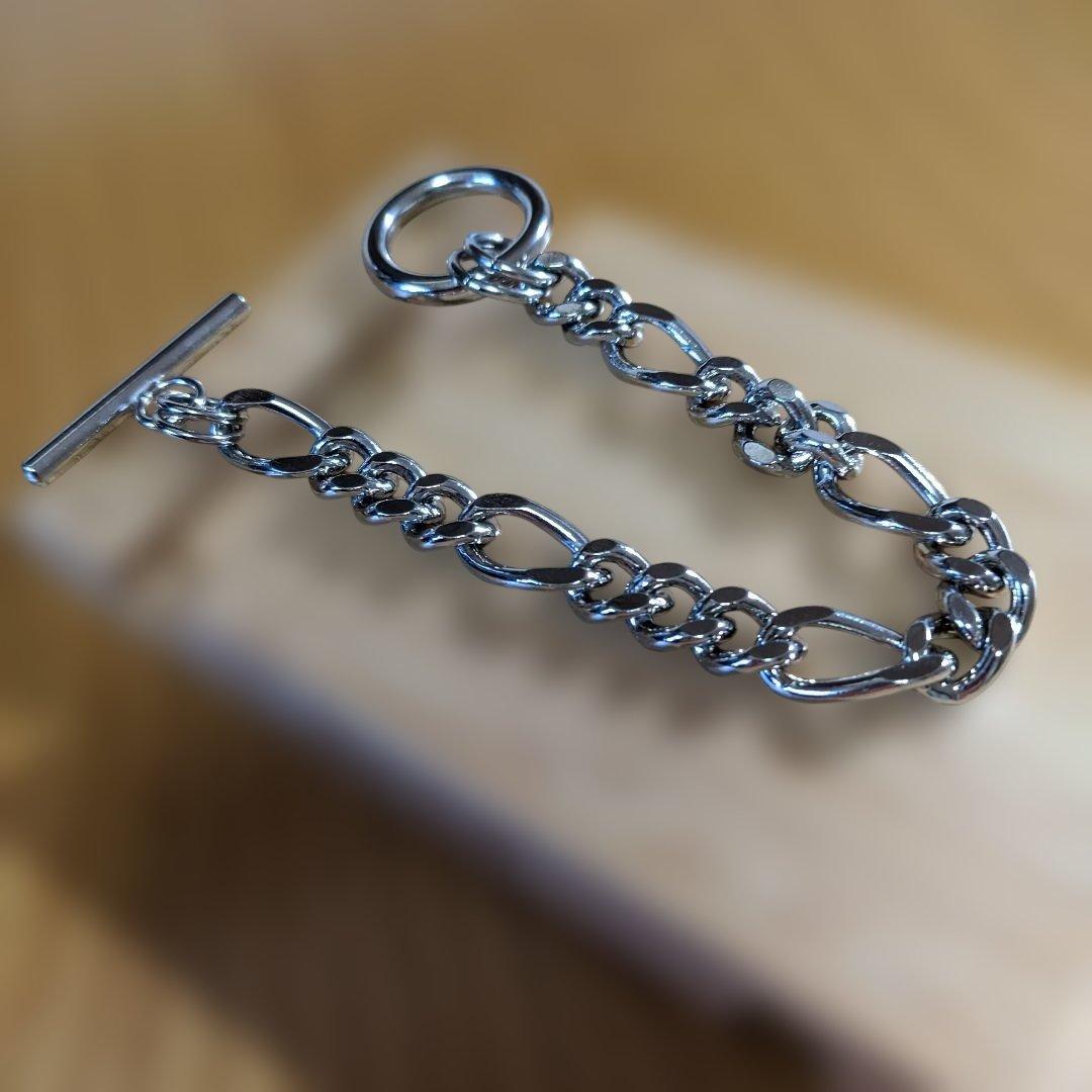 最終価格】新品 メキシカンジュエリーフィガロチェーンブレスレット