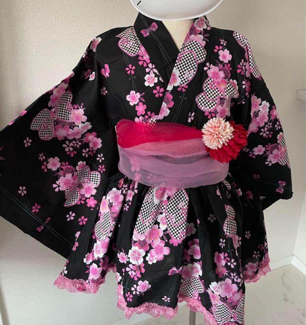 浴衣ドレス 大人用 地雷 ギャル Y2K まさき様専用 浴衣ドレス 大人 姫ギャル ロリータ y2k ドレス浴衣
