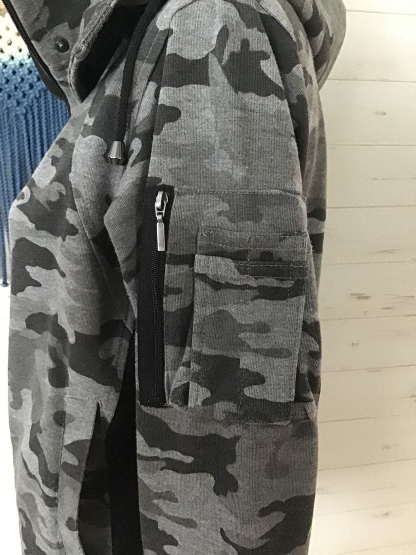 Y2K 平成ギャル男 ダークコア グランジ パンク お兄 迷彩 カモフラ