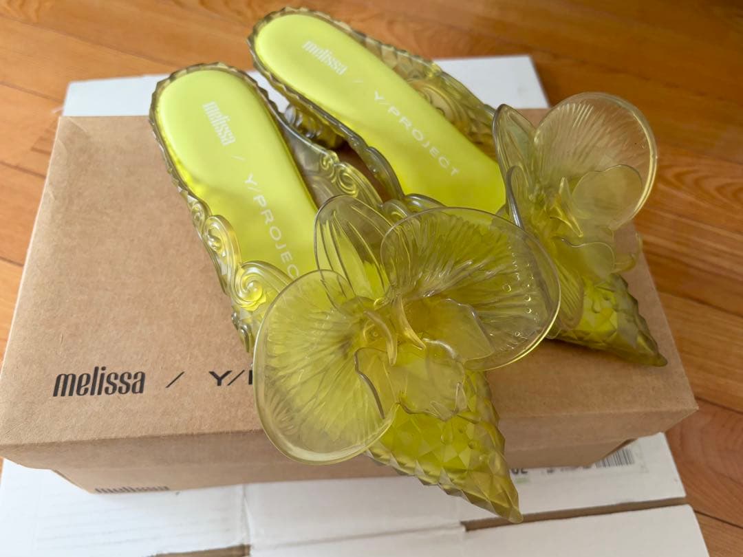 melissa / Y PROJECT イエローミュール Y. Project X Melissa Floral-appliqué Mules in Green | Lyst
