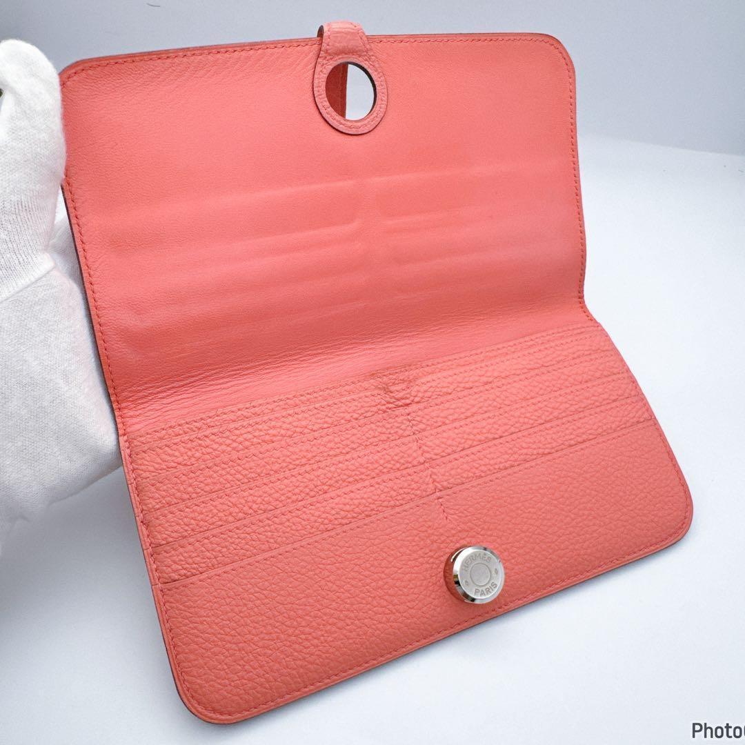 エルメス ドゴン ロング ピンク 二つ折り 長財布 71 - メルカリ