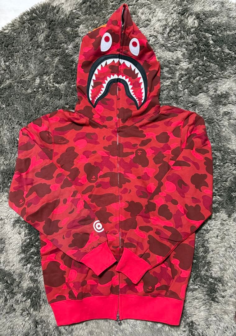 A BATHING APE シャークパーカー　Mサイズ 楽天市場】A BATHING APE アベイシングエイプ SHARK FULL ZIP HOODIE