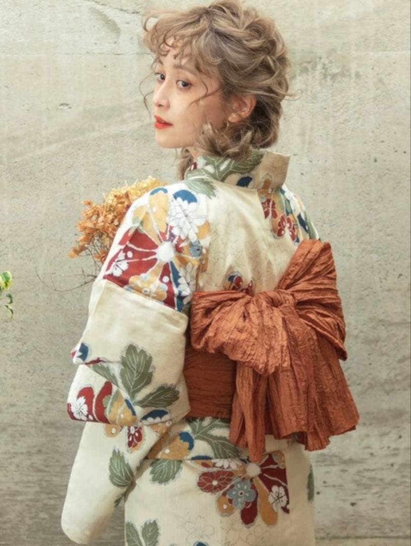 Dita 古典菊 浴衣 兵児帯 下駄3点セット【即日発送可能‼️】 楽天市場】浴衣 5点セット レディース 2025 簡単着付け（ゆかた・しわ