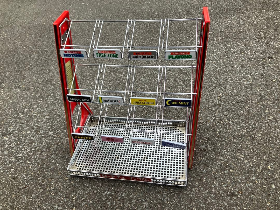 ロッテ LOTTE ガム チューインガム 陳列棚 昭和レトロ ロッテ ガム