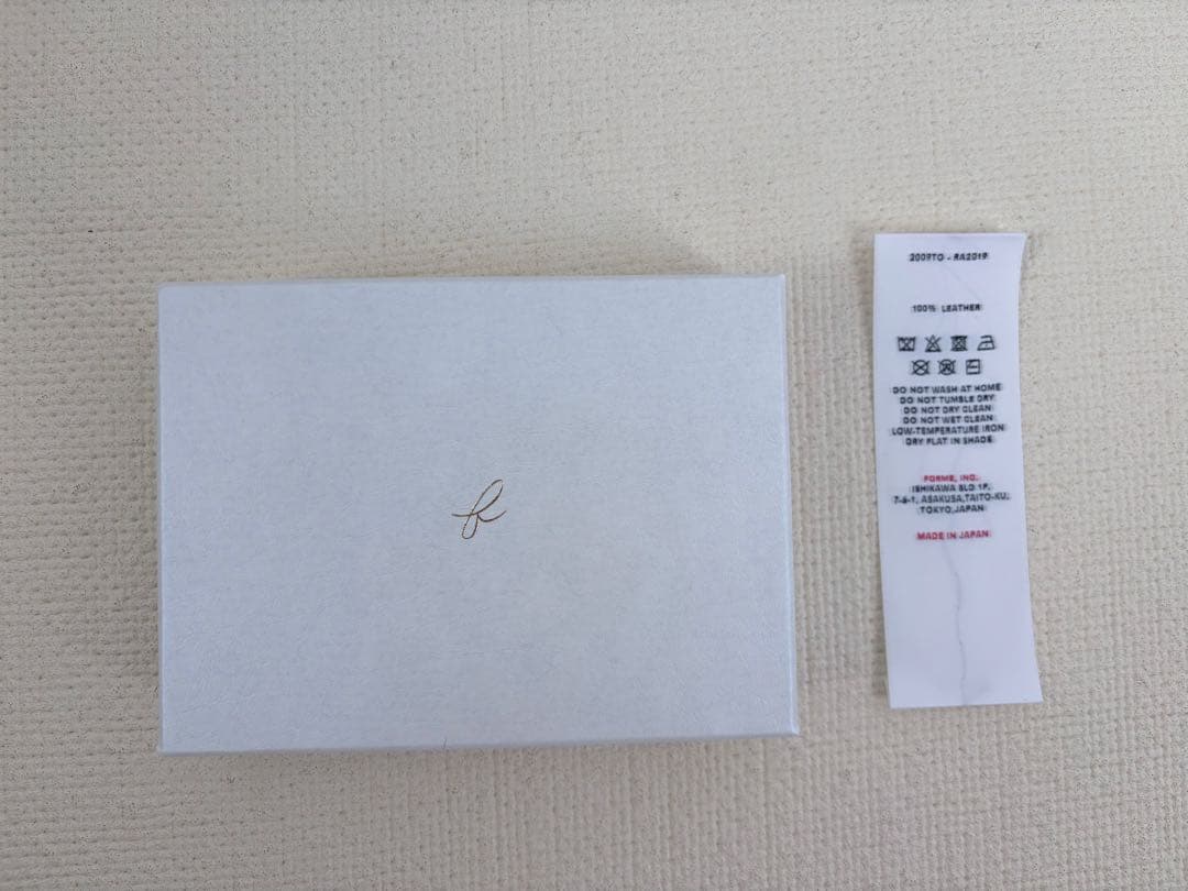 新品forme /short wallet(ILCEA×DOBLE black） forme/Short wallet ILCEA×DOUBLE 