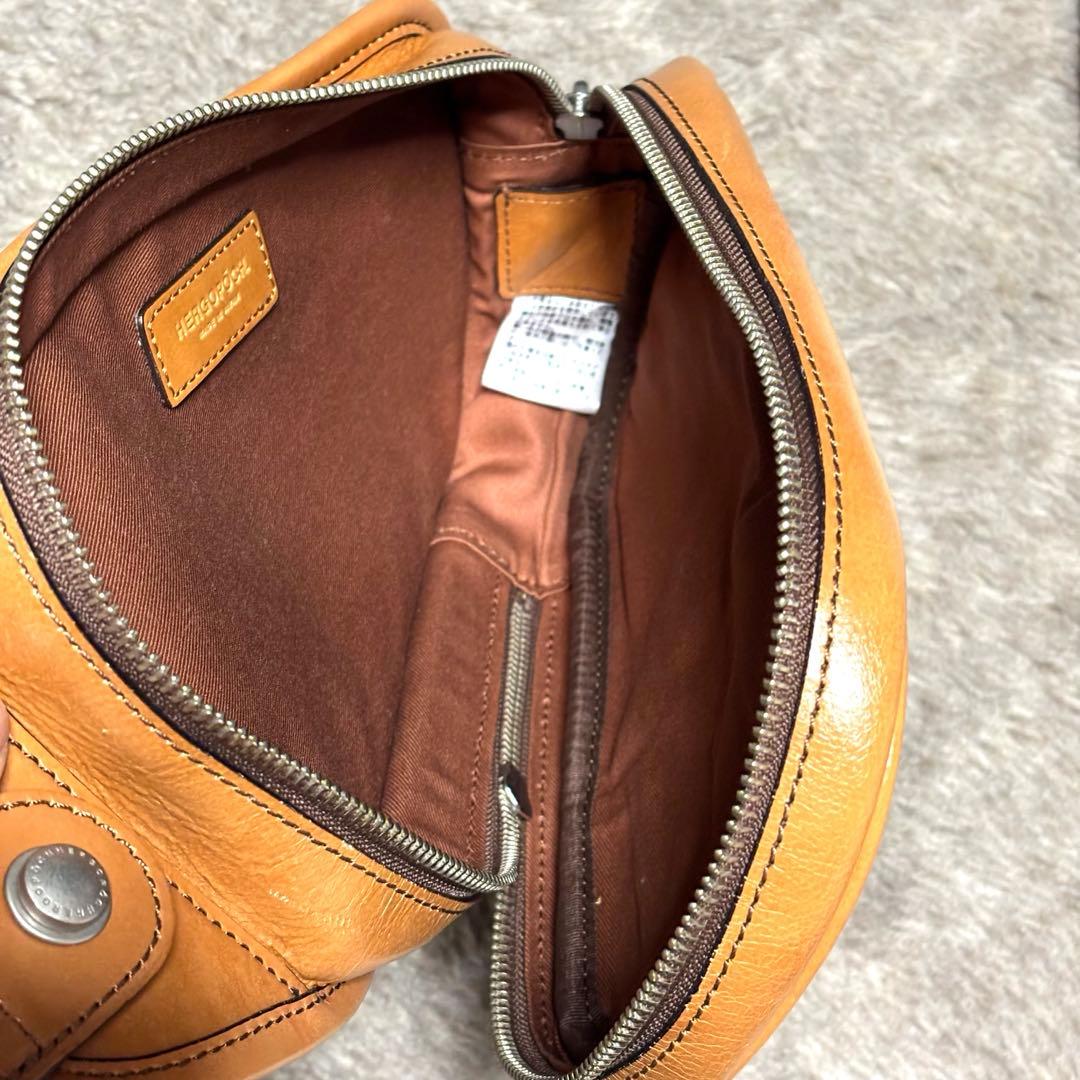 HERGO POCH エルゴポック ボディバッグ キャメル 保存袋あり