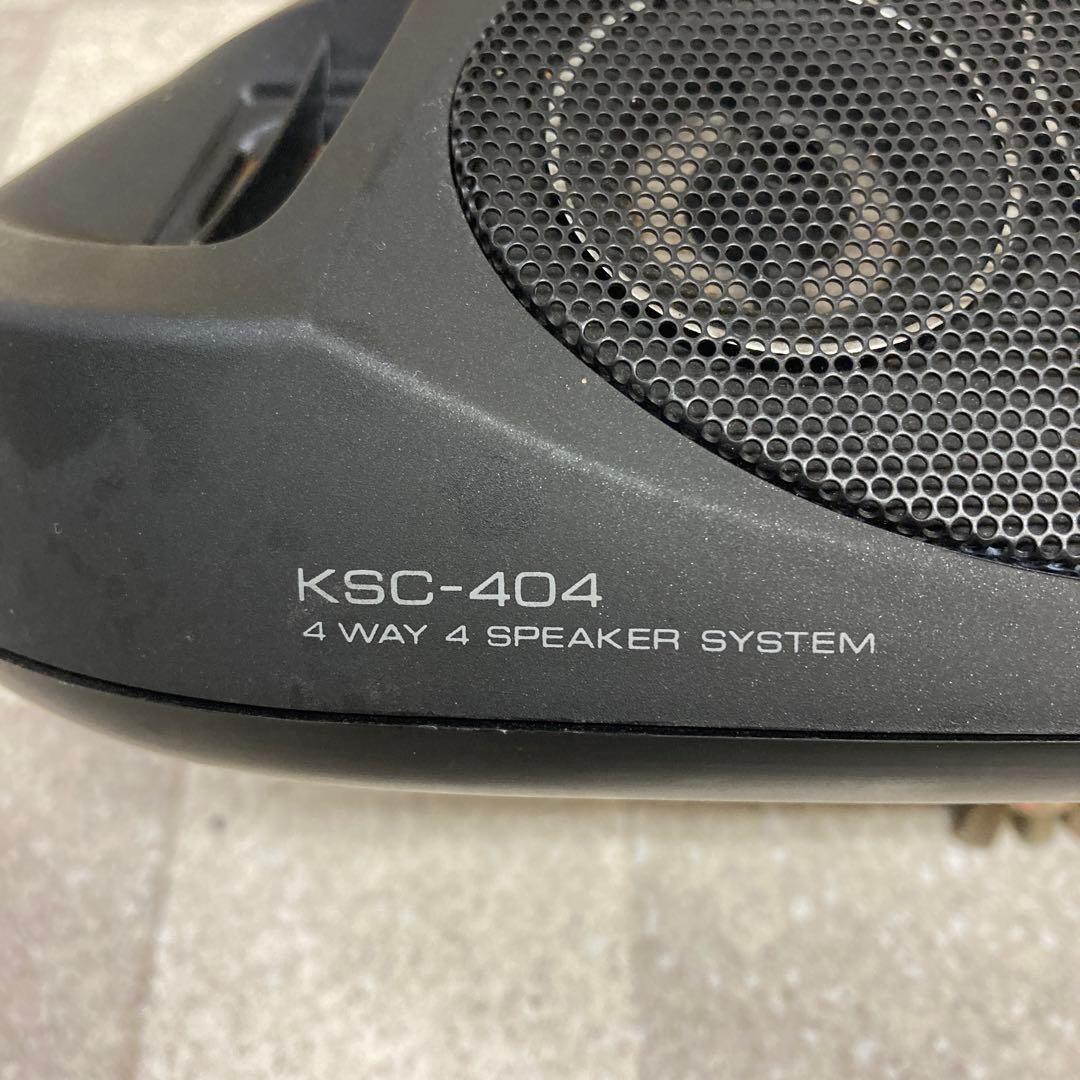 KENWOOD KSC-404 4WAYスピーカーシステム イルミ付き - メルカリ