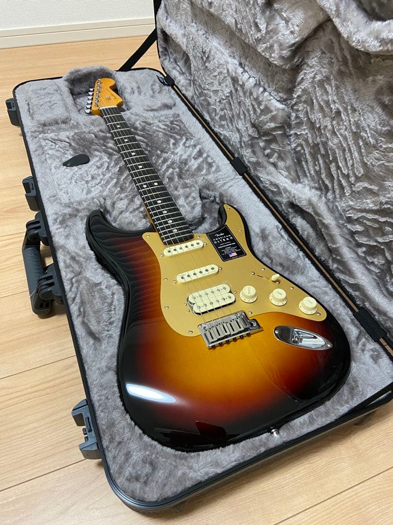 【極上！】Fender American Ultra ii HSS ストラト Fender American Ultra II Stratocaster HSS Texas Tea エレキギター