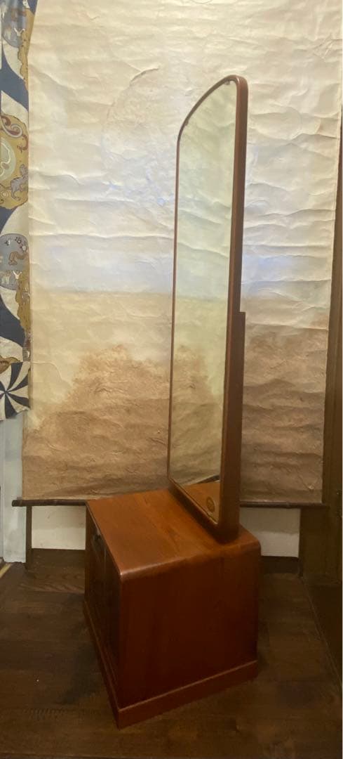 欅ケヤキ 姿鏡台