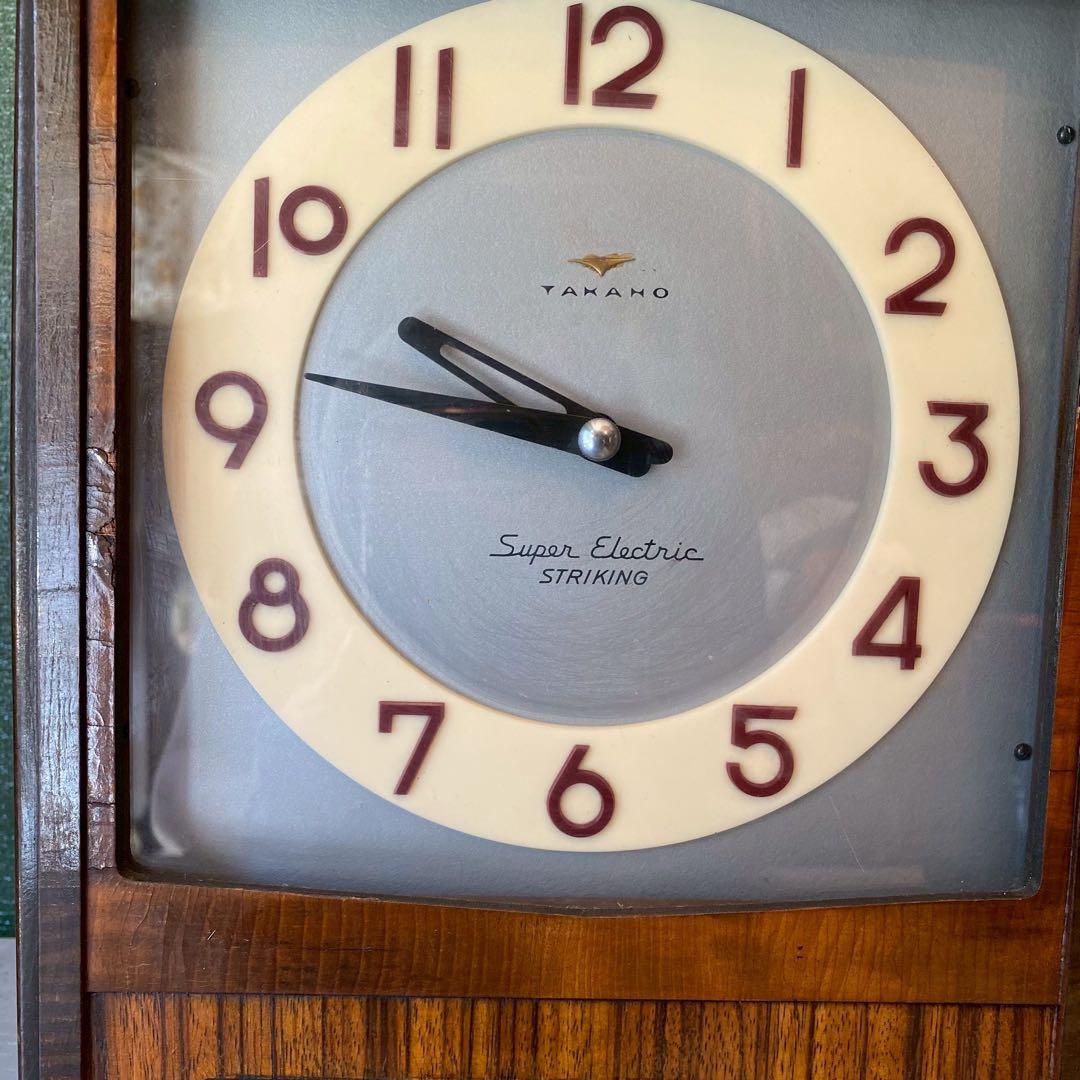 ウ*キ様 ジャンク タカノ ボンボン時計 希少 インテリア 昭和レトロ