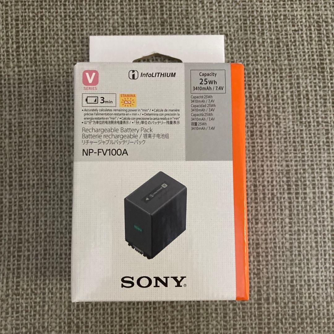 新品未使用　SONY NP-FV100A カメラ用バッテリー Amazon | SONY(ソニー) ビデオカメラ用バッテリー リチャージャブル