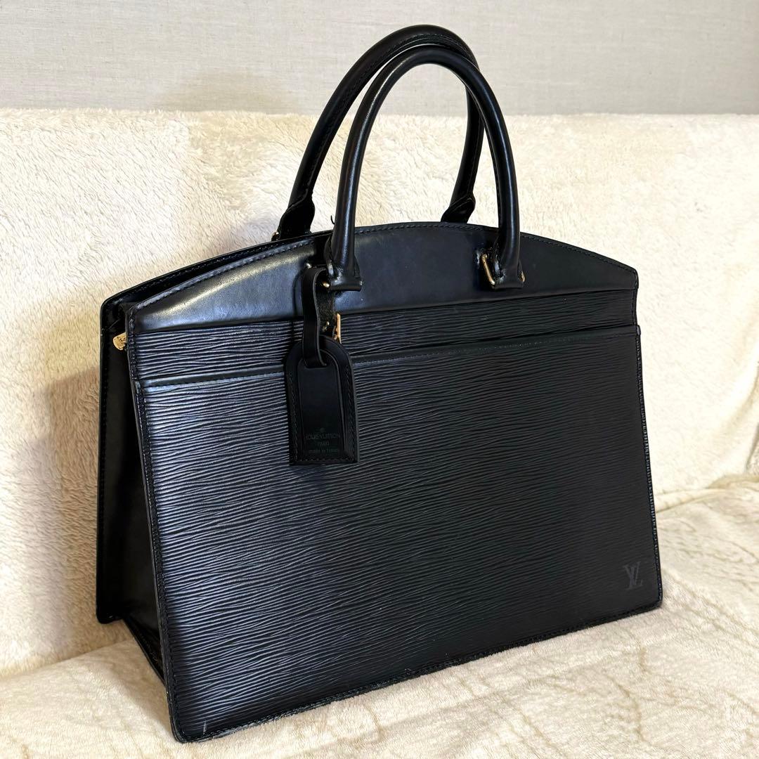 ルイヴィトン LOUIS VUITTON エピ リヴィエラ 黒 ハンドバッグ - メルカリ