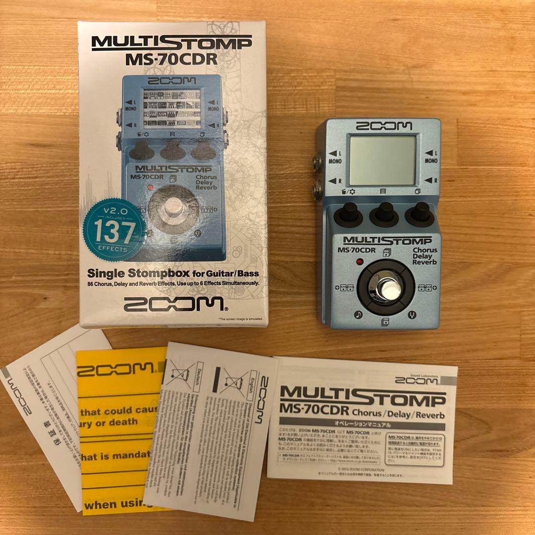ZOOM MultiStomp MS-70CDR マルチエフェクター MS-70CDR+ MultiStomp for Guitarists | Buy Now | ZOOM
