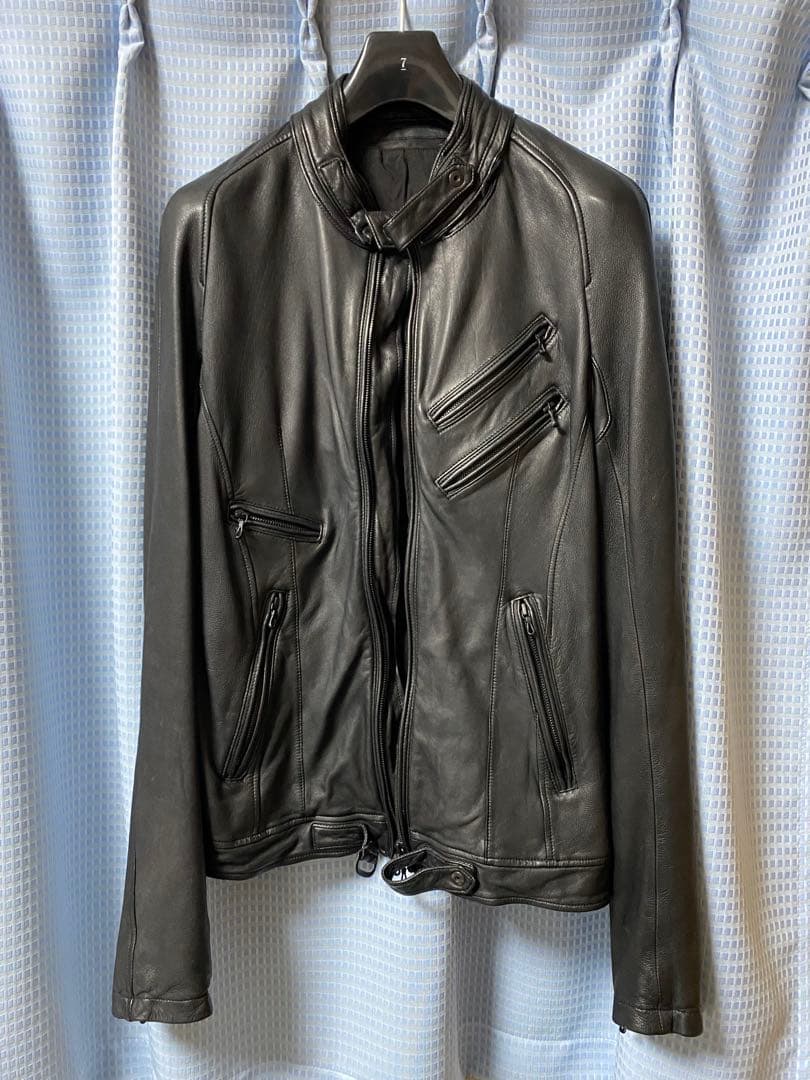 ユリウス　julius ラムレザー　レザーライダース　2011/2012 JULIUS（ユリウス）LAMB LEATHER JACKET-[トレファクスタイル小手指店