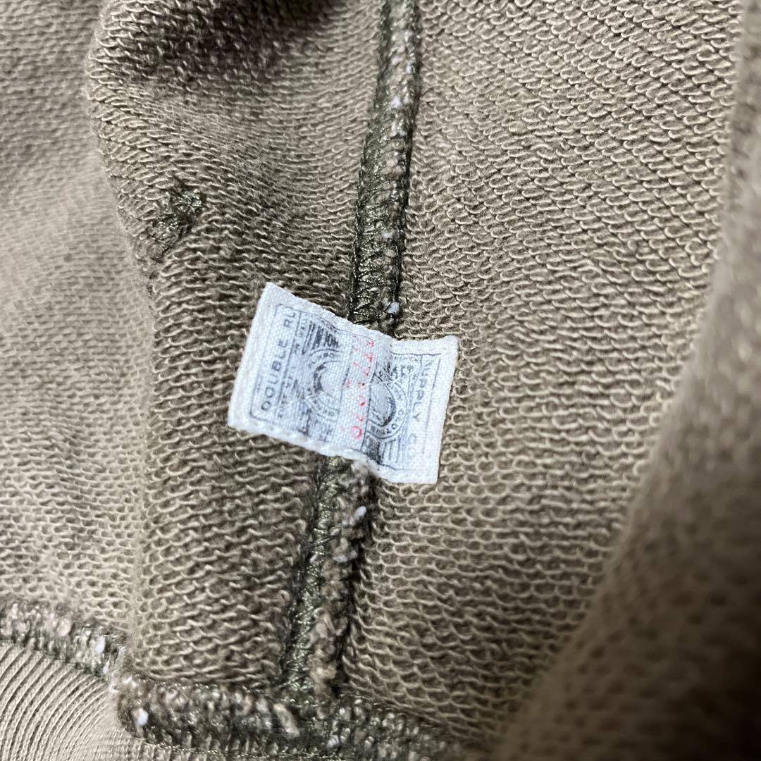 RRL DOUBLE RL コットン フレンチテリーフーディ オリーブ - メルカリ