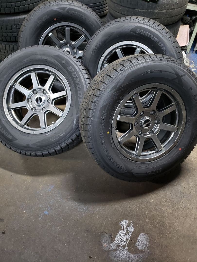 ランクルプラド　　スタッドレスタイヤ　アルミホイール　17インチ　６穴　1本① 送料無料 ランドクルーザー プラド ハイラックス FJ 17インチ 8.0J +20