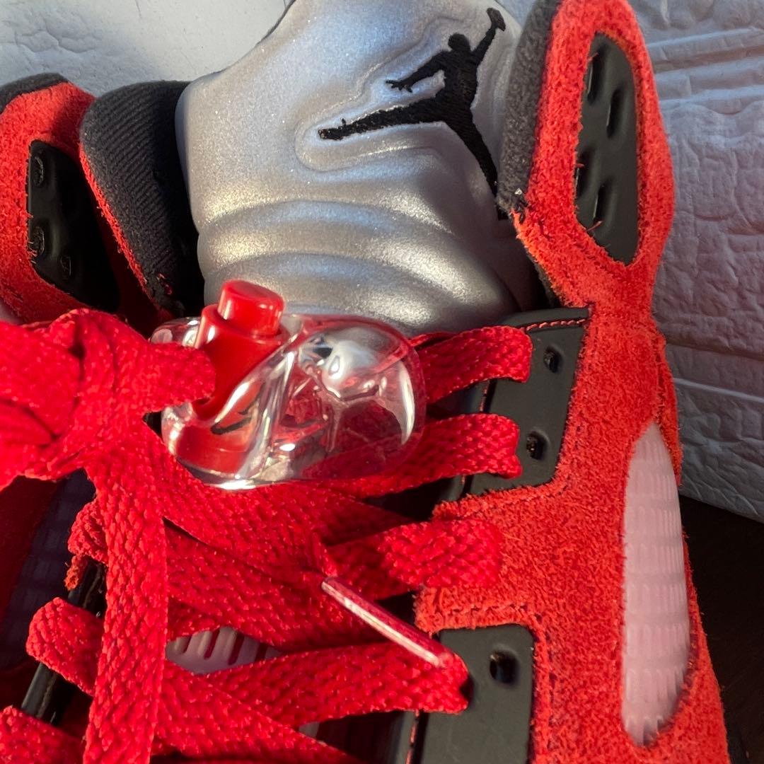 ナイキ エアジョーダン5レトロ/NIKE25cm極美品/訳ありリカラー