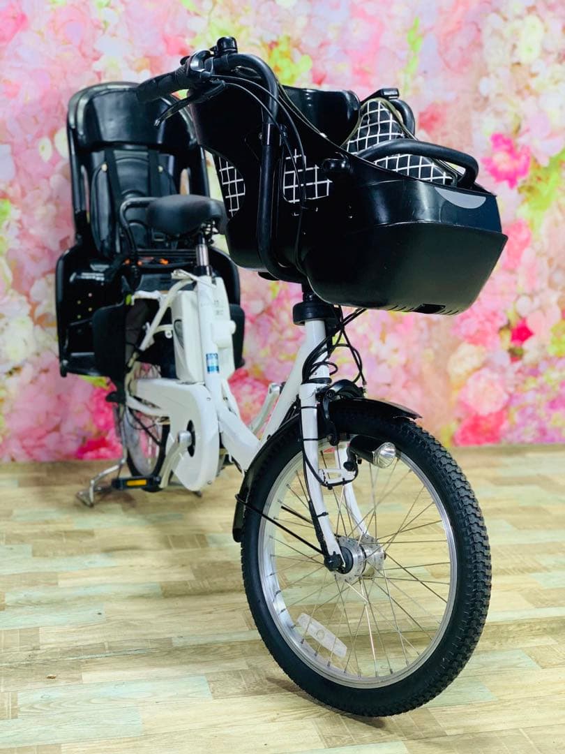 5417 「大容量13.2Ah」電動自転車パナソニック子供乗せ 20インチ20
