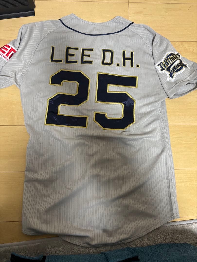 オリックス・バファローズ 李大浩 ビジター ユニフォーム L オリックス・バファローズ オリックスバファローズ時代イ・デホ選手