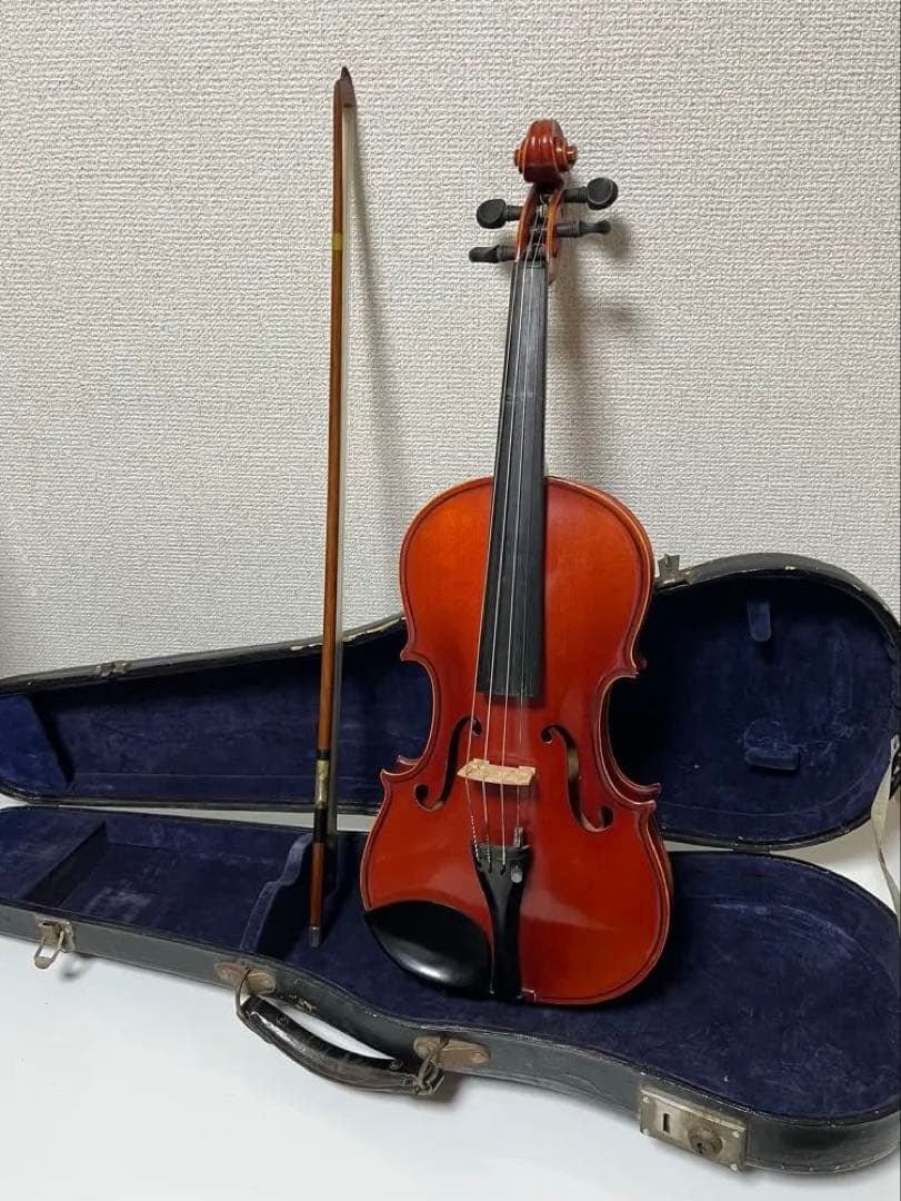 SUZUKI no.102 1/2 バイオリン 1967製 ケース付き 日本製 鈴木楽器製作所 Suzuki No.102 1965年製 1/2 Violin スズキ 分数