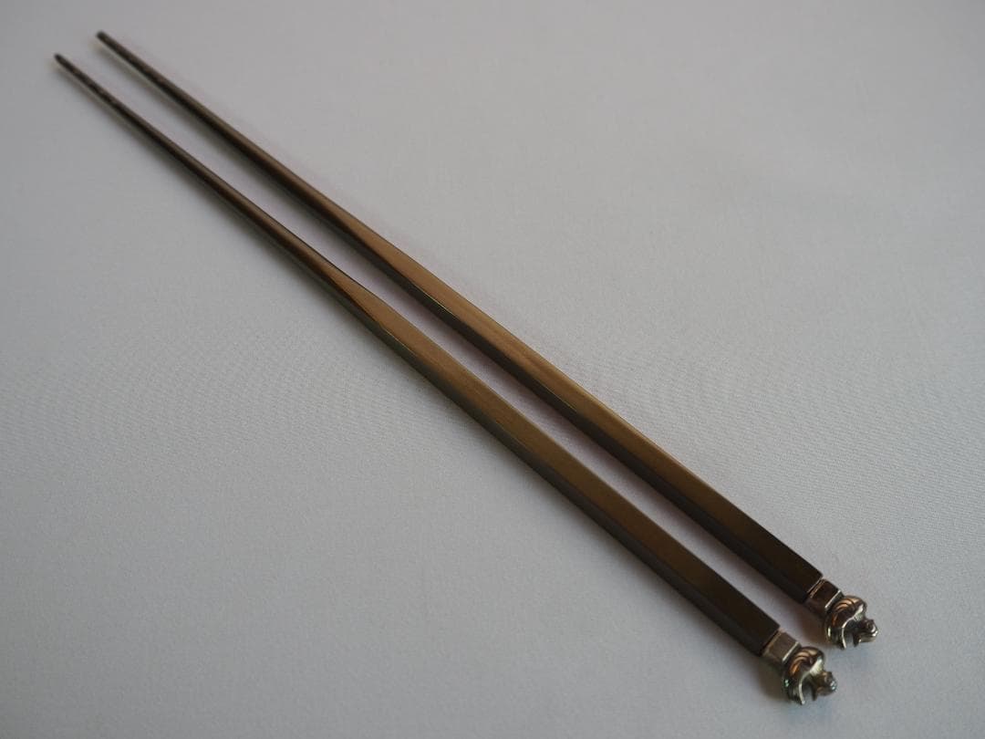 木村清雲造『南鐐鳥頭火箸』共箱 - メルカリ