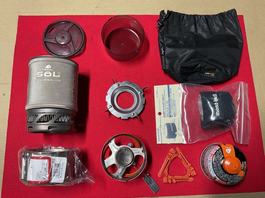 JETBOIL 希少美品の0.8SOLチタンポット動作良好・新品付属品多数付き！ 2026年最新】ジェットボイルsolの人気アイテム - メルカリ