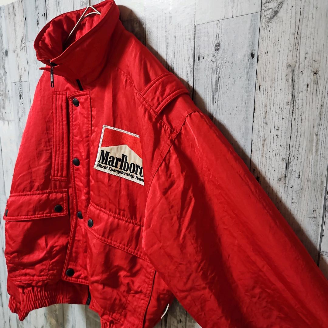 Marlboro】入手困難 80s マルボロ レーシングジャケット 赤 M - メルカリ