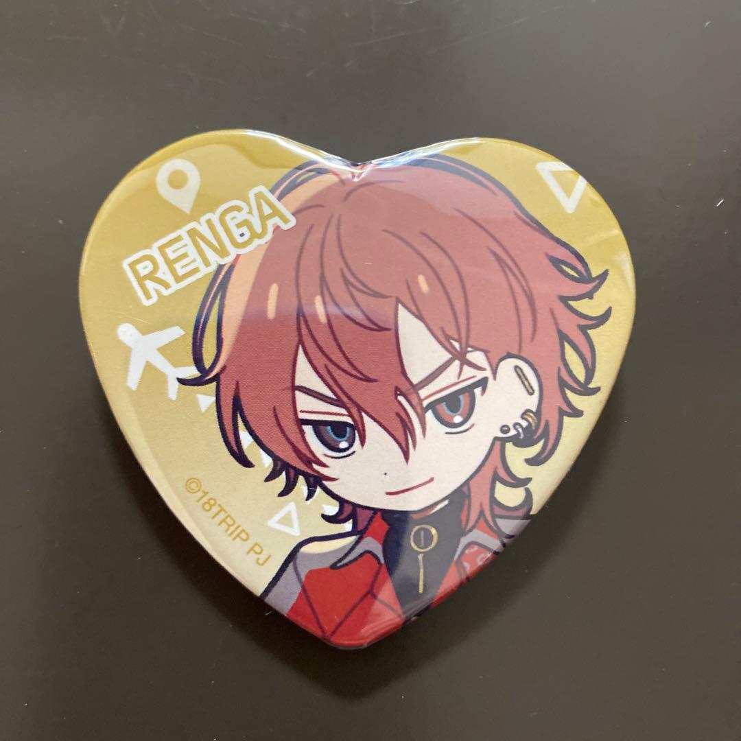 18TRIP エイトリ 西園練牙 ハート型 缶バッジ - メルカリ