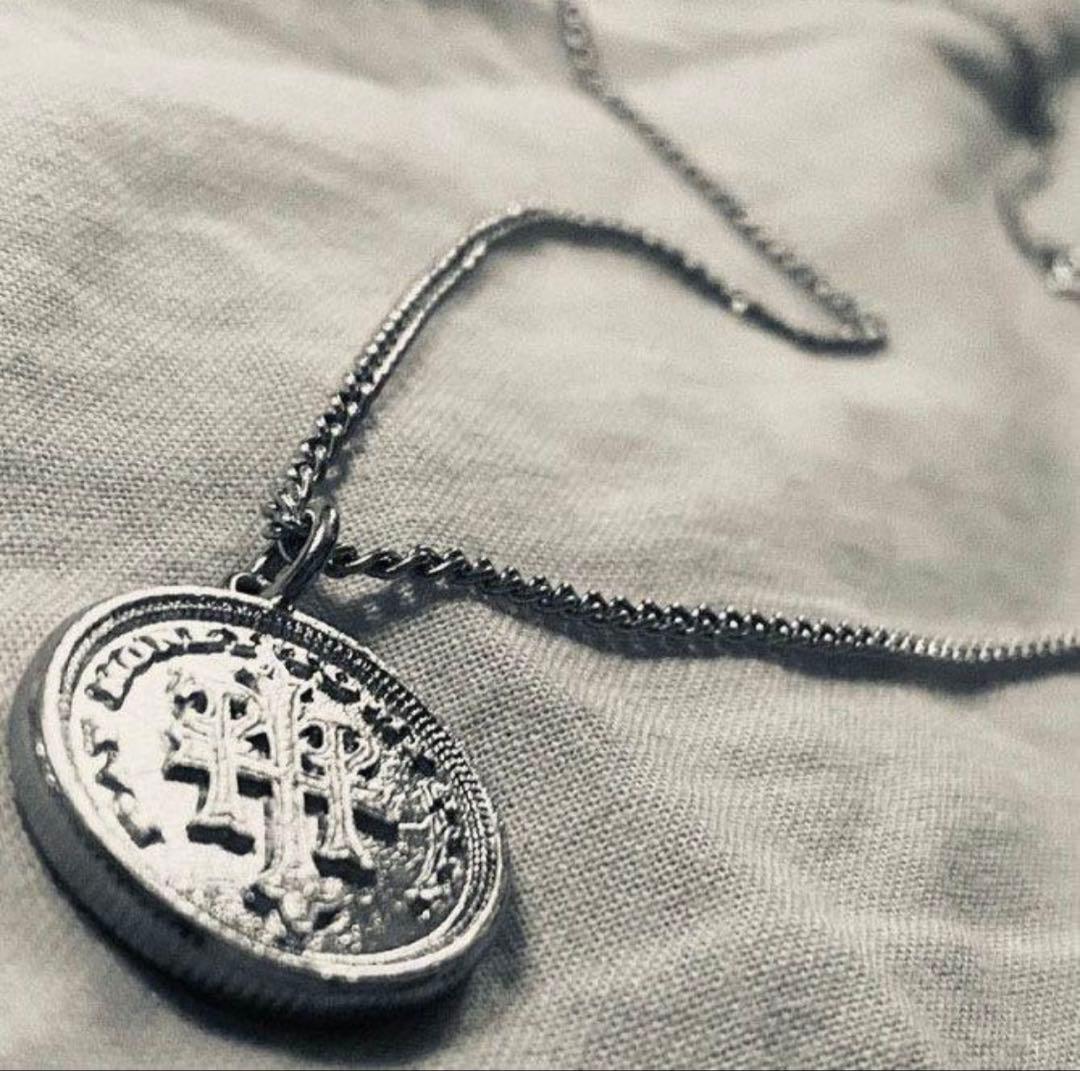 ワンオク taka 着用モデル 】 コインネックレス シルバー アクセサリー