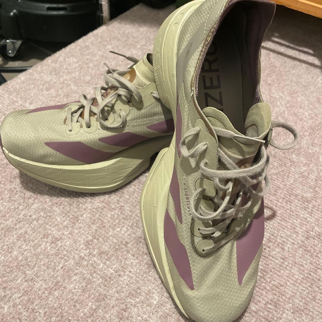 ADIOS PRO4 アディダス Men's Adios Pro 4 Running Shoe - Footwear white/core black/silver