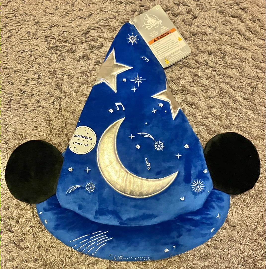 ディズニーランド パリ 限定品 ファンタジア ミッキー 光る帽子 - メルカリ