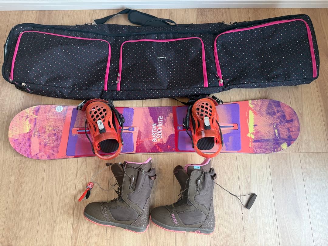 Burton スノーボードセット レディース 楽天市場】バートン 板 レディース セット（ベンド（スノーボード