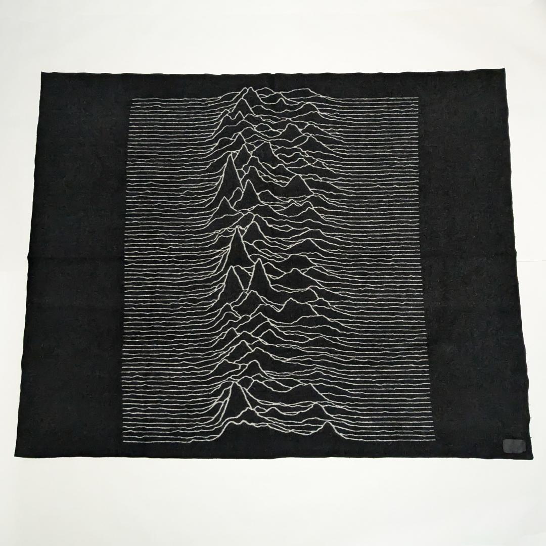 09AW UNDERCOVER ブランケット JOY DIVISION AW09 Undercover Joy Division 'Earmuff Maniac' Unknown Pleasures