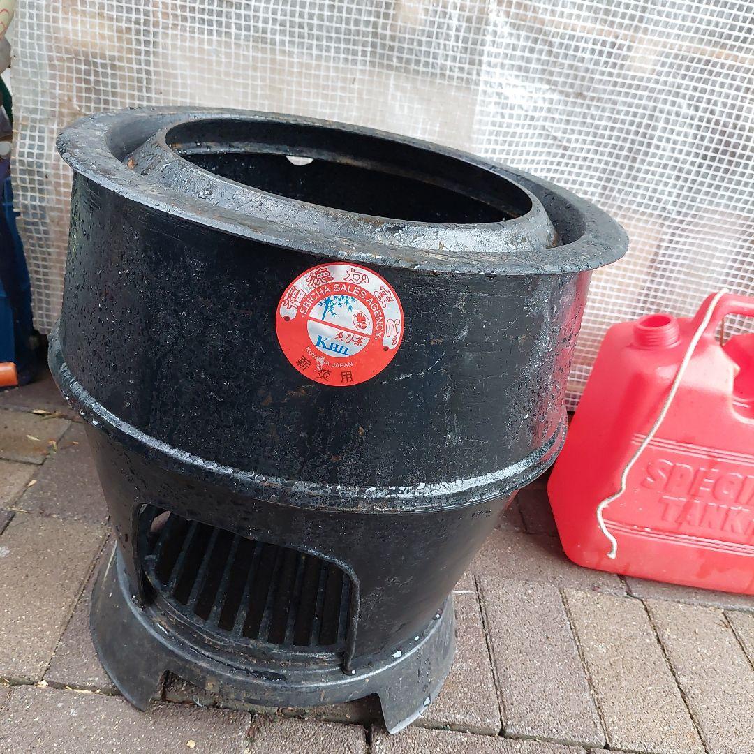 鋳物かまど 福徳かまど 薪焚用 防災 筍調理 タケノコ 炊出 自給自足 未
