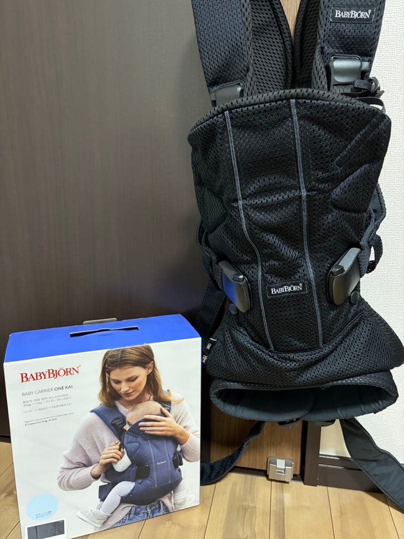 BABYBJÖRN 抱っこ紐 ONE KAI ブラック 黒 - メルカリ