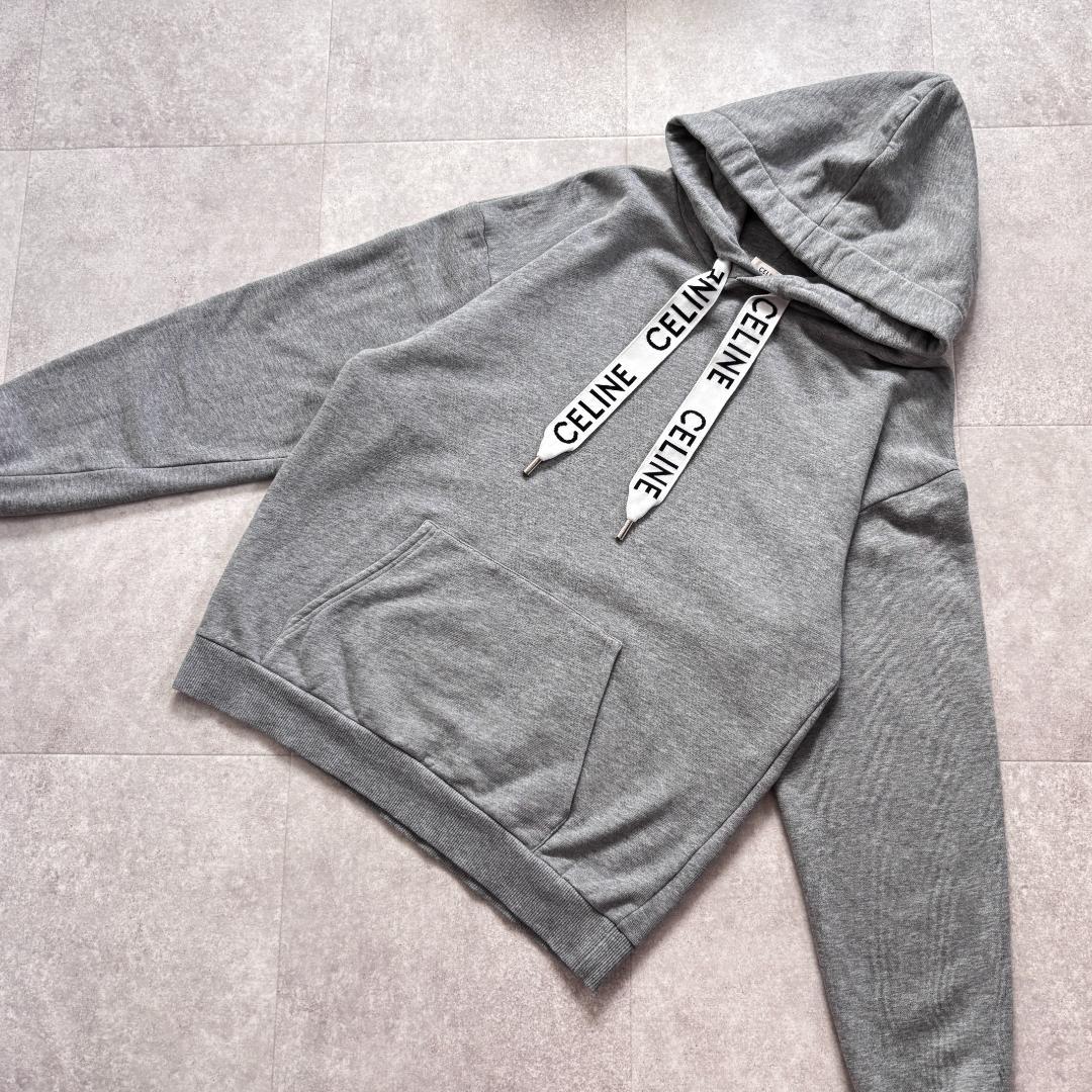 アニキ様 専用]【超人気】CELINEセリーヌ/パーカー/紐ロゴ/グレー