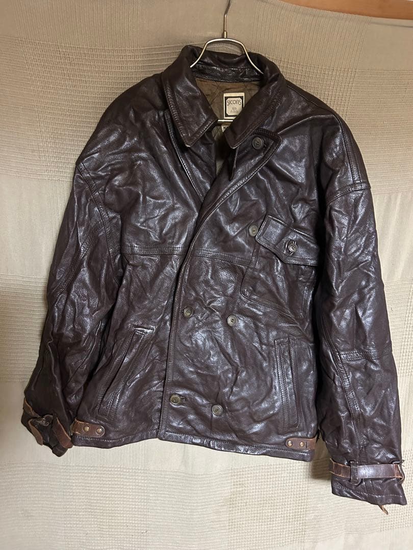 ITALY VINTAGE “SICONS” Brown Leather