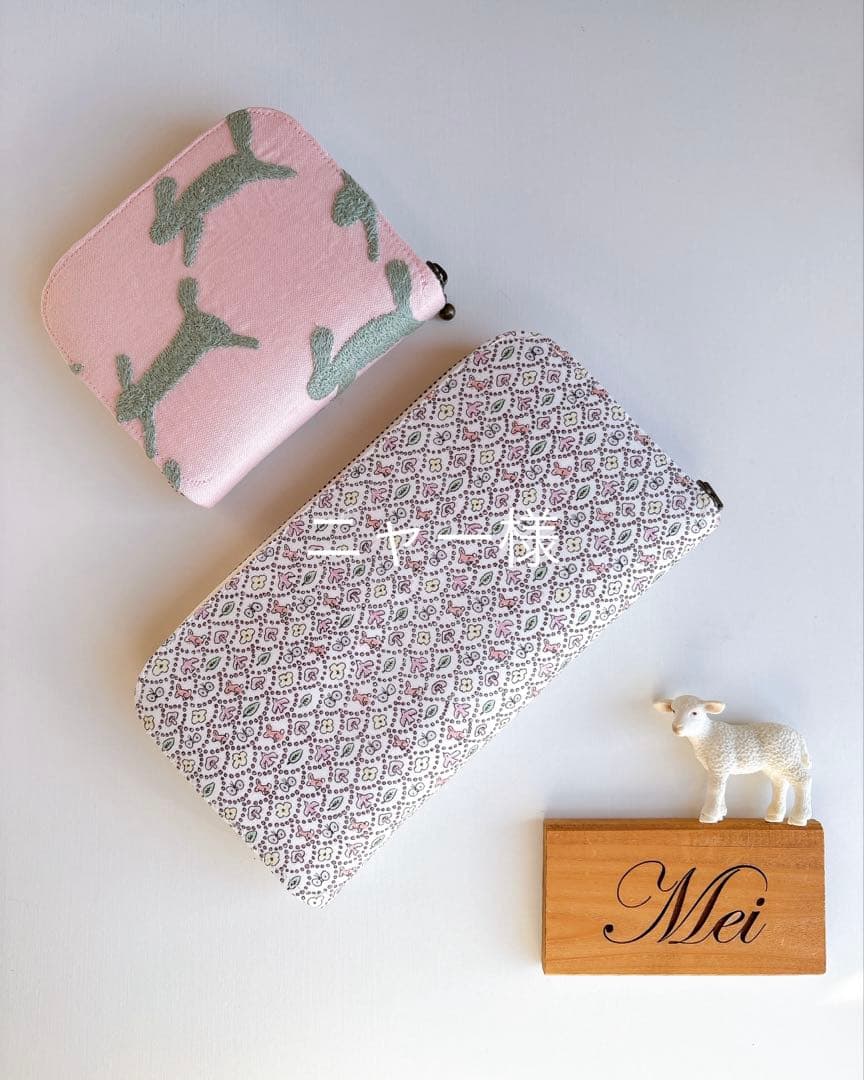 ☆ミナペルホネン☆ラウンドファスナー長財布☆コンパクトウォレット☆ハンドメイド ミナペルホネン☆ラウンドファスナー長財布☆ハンドメイド - メルカリ