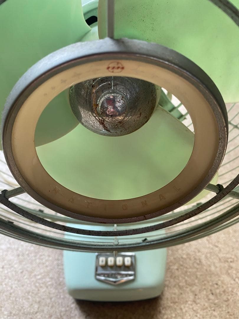 ダオさん様専用】NATIONAL 扇風機 レトロ 動作確認済み - 扇風機