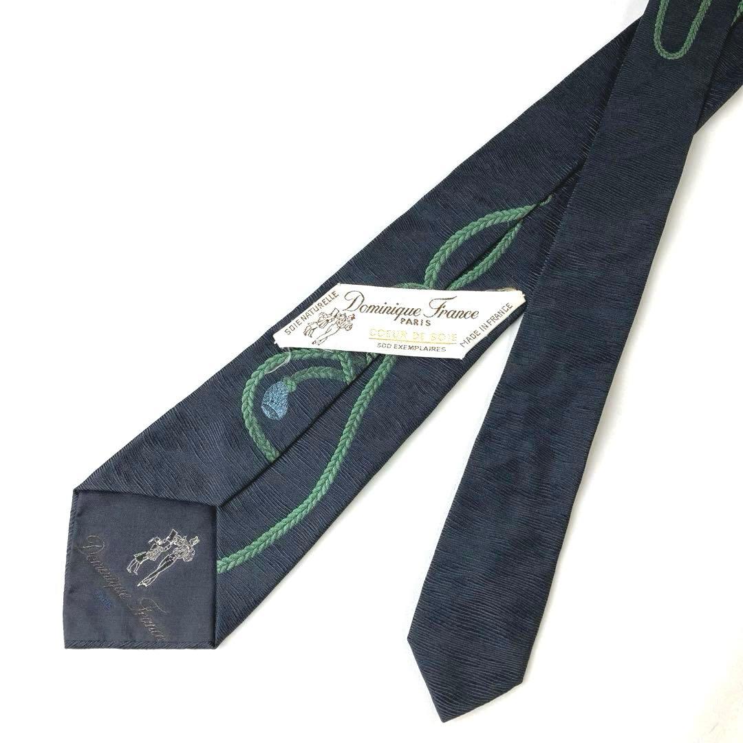 ドミニクフランス ネクタイ クールドゥソワ 希少 限定 グリーン 最高級