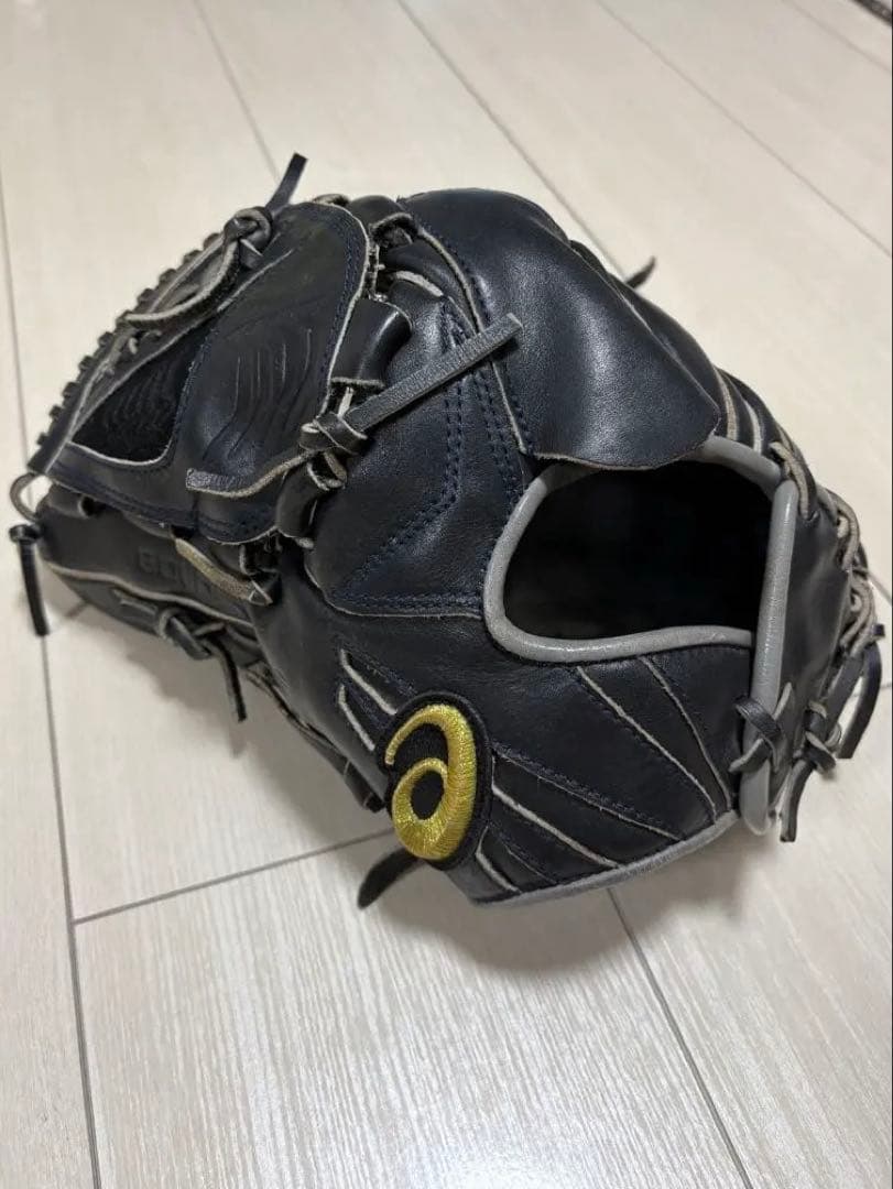 アシックス 軟式グローブ ブラック 左投げ用 ASICS（アシックス） 左投げ用 野球 軟式グラブ グローブ 大谷翔平